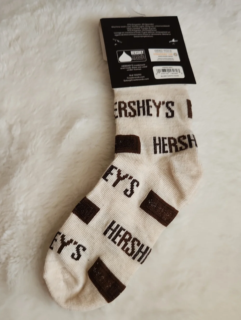 Assorted Candy-Themed Kids Crew Socks – Hershey’s, Kisses, Twizzlers, Tootsie